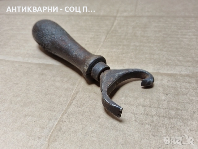 Стар Кован Кожарски, Сарашки Инструмент. / НОМЕР 1565. , снимка 2 - Антикварни и старинни предмети - 53661425