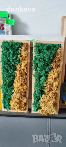 декорации ръчно изработени от жив скандинавски мъх и сапунени рози., снимка 3 - Декорация за дома - 52206005