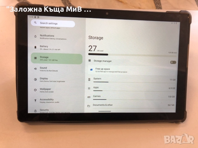 Таблет Pixpeak 128 ГБ БЪРЗ И УДОБЕН, снимка 2 - Таблети - 52121422