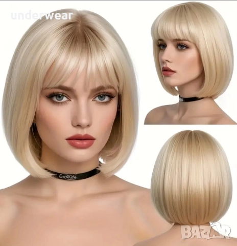 Руса перука 30 см, снимка 3 - Аксесоари за коса - 51512201