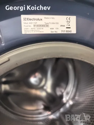 професионална пералня ELEKTROLUX  W170P, снимка 5 - Перални - 50418703