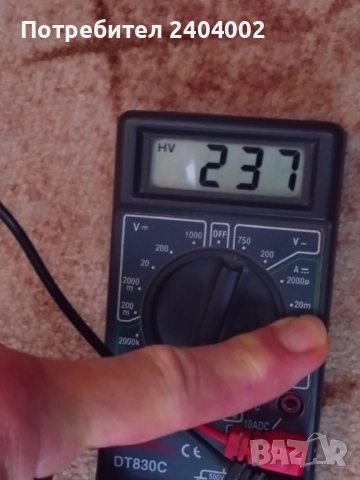 Цифров мултиметър модел DT-830C, снимка 6 - Друга електроника - 52456831