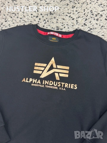 Мъжка блуза ALPHA INDUSTRIES. Размер L, снимка 5 - Блузи - 53273635