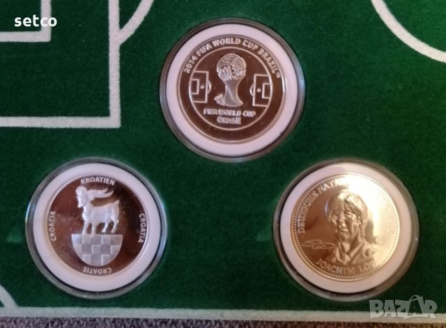 Колекция ОФИЦИАЛНИ възпоменателни монети за Световното футболно първенстно Бразилия 2014, снимка 5 - Нумизматика и бонистика - 34689763