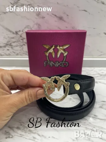 Тънак колан Pinko естествена кожа, снимка 4 - Колани - 50041008