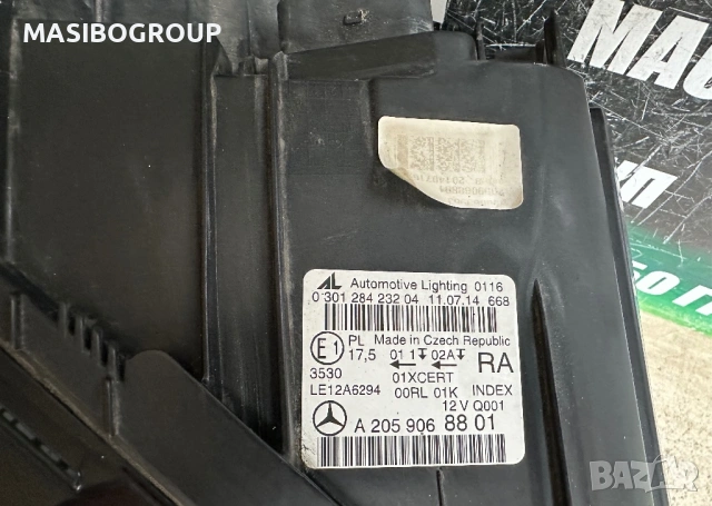Фар десен фарове за Мерцедес C-класа Mercedes W205, снимка 6 - Части - 47786919