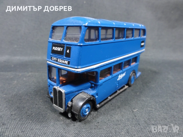 1/76 СТАРА РЕТРО МЕТАЛНА КОЛИЧКА АВТОБУС AEC REGENT EFE LONDON BUS