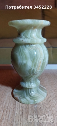 ваза от минерал оникс за ценители , снимка 3 - Вази - 52541109