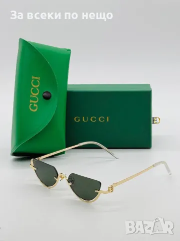 Gucci Слънчеви Очила С UV400 Защита С ПОДАРЪК🎁Калъф Гучи - Налични Различни Цветове Код D2117, снимка 4 - Слънчеви и диоптрични очила - 49420414