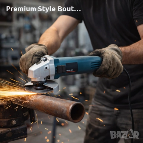 Ъглошлайф на ток Kraftroyal - 125mm бързо и прецизно рязане, снимка 5 - Ъглошлайфи - 53801188