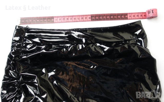 XS/S къса лачена пола, снимка 6 - Поли - 52190714