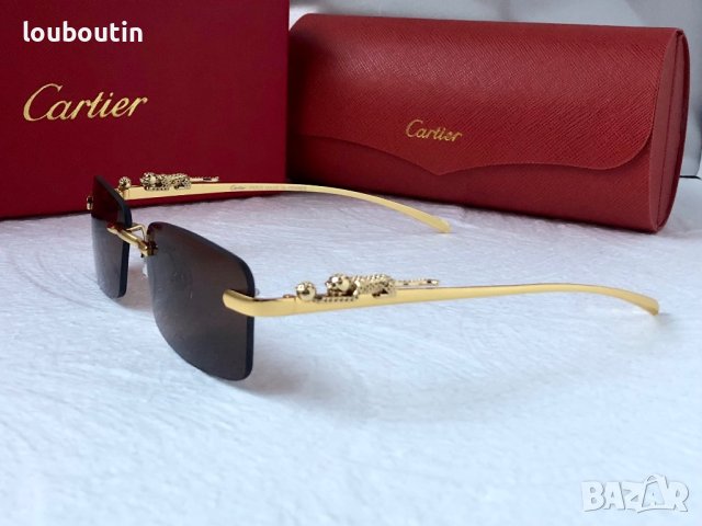 Cartier висок клас слънчеви очила Мъжки Дамски слънчеви 4 цвята, снимка 11 - Слънчеви и диоптрични очила - 41958221