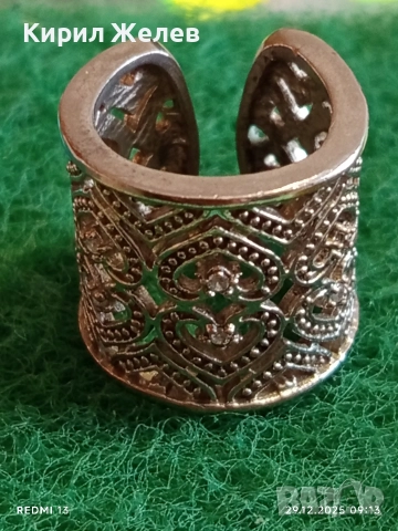 Сребърен пръстен ДАНТЕЛА от който струй светлина и снежно изящество 51828