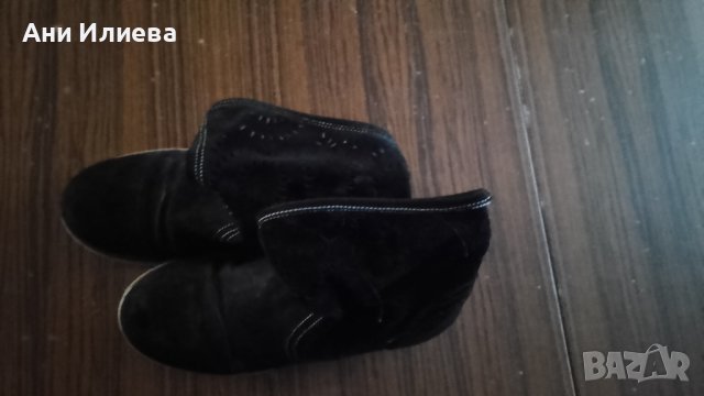 Пролетно - летни ботушки естествен велур, снимка 10 - Дамски боти - 41599091