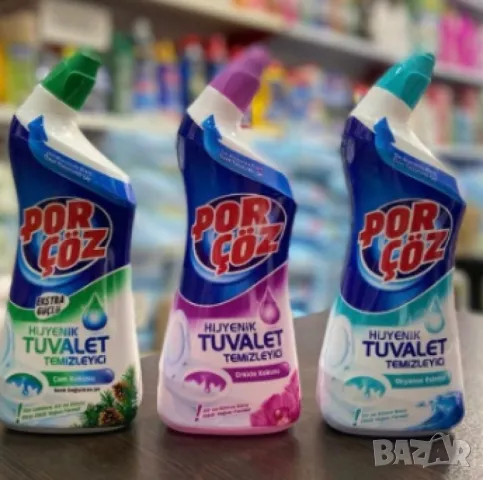 Силно действащ почистващ препарат за тоалетна чиния, предназначен за дълбока хигиена и свежест