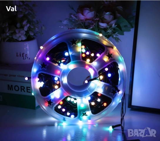 Водоустойчиви коледни LED лампички Звездно небе- 50 метра 240 светлини, снимка 10 - Декорация за дома - 52505408