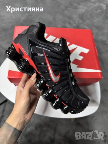 Nike Shox TL Black-Tough Red