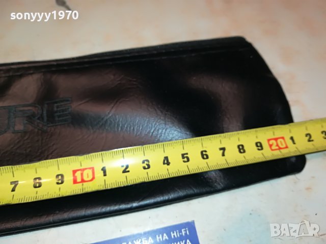 SHURE КОЖЕН КАЛЪФ С ЦИП 0402231945, снимка 4 - Микрофони - 39555496