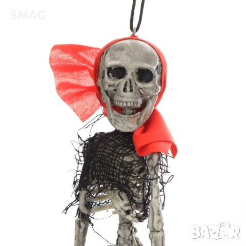 Halloween / Хелоуин реалистичен пиратски скелет – декорация 28см_1207609, снимка 2 - Декорация за дома - 52008760