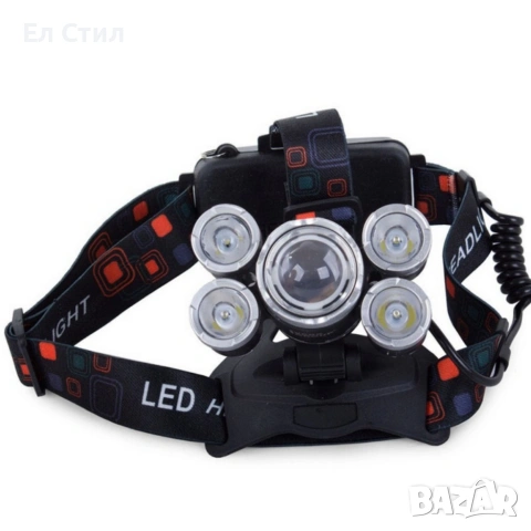 Мощен Led челник 5 в 1 с регулируем ъгъл, снимка 8 - Лед осветление - 53804709