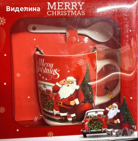 Коледни порцеланови комплекти, снимка 10 - Чаши - 51999089