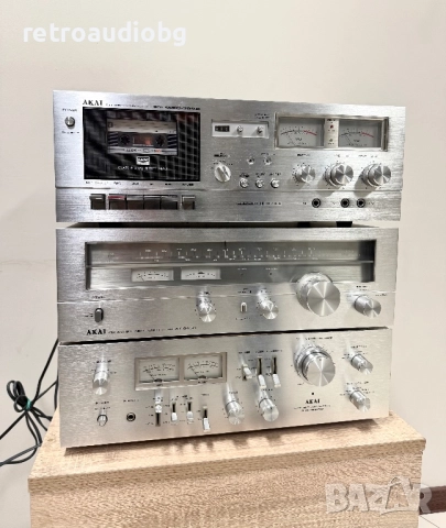 🔉Ретро аудио сет AKAI - усилвател, тунер и дек - Made in Japan🔉