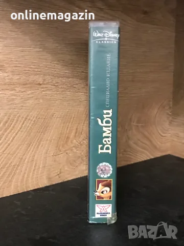 Видеокасета “ БАМБИ Disney “ VHS, снимка 3 - Други жанрове - 56075910
