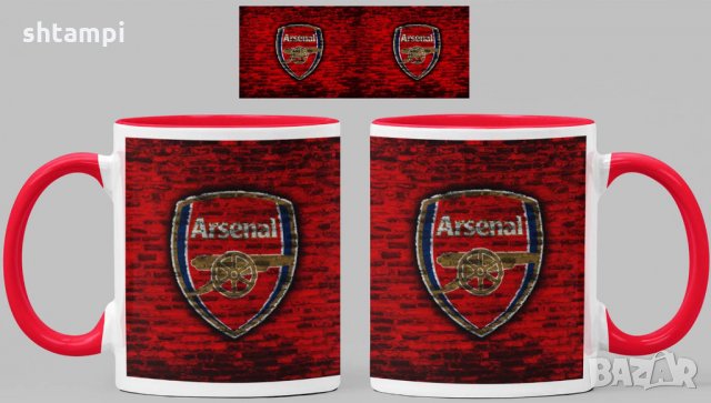 Чаша Арсенал Arsenal  Керамична, снимка 5 - Фен артикули - 34782808