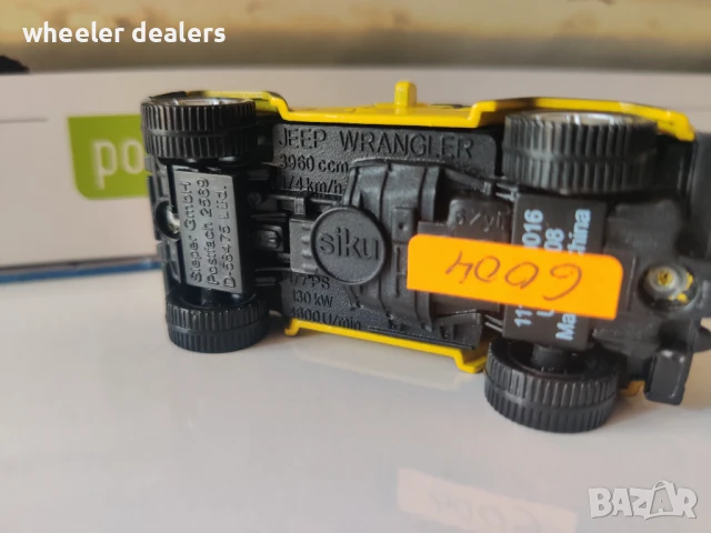 Метална количка Siku Jeep Wrangler в мащаб 1:55, снимка 9 - Колекции - 50836025
