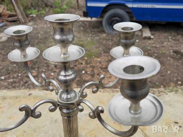 Бронзов Свешник Петица , снимка 6 - Декорация за дома - 52033233