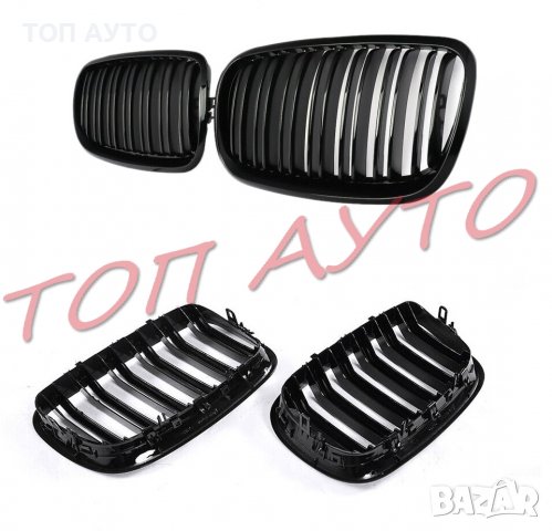 Двойни Бъбреци БМВ BMW E70 E71 Е72 Х5 Х6 Решетки Черен Гланц Лак 2007-2014, снимка 5 - Аксесоари и консумативи - 39937911