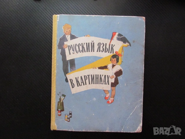 Русский язык в картинках Руски език в картинки семейство животни говорене четене писане дрехи градин