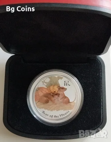 Сребро 1 OZ 2008 Мишка 
