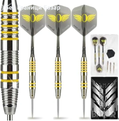 Нови Професионални стоманени дартс 2BA стрели – интегрирани пера и стебла