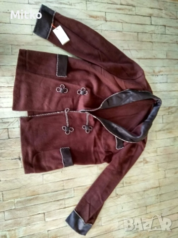 Мъжко кабинетно горнище/къс халат/пижама 1977 г, снимка 3 - Други - 52215116