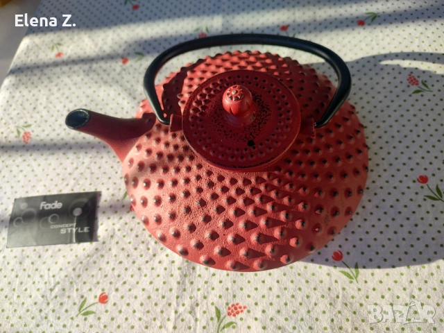 Красив чугунен чайник японски стил - чисто нов, снимка 2 - Други - 52798734