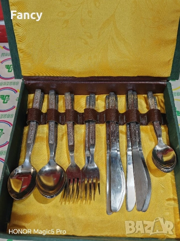 Комплект прибори за хранене , снимка 2 - Антикварни и старинни предмети - 53469641