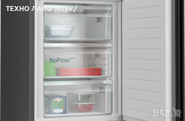 Хладилник с Фризер Siemens iQ300 KG39N2XAG, Total NoFrost, висок 203см , снимка 13 - Хладилници - 53862302