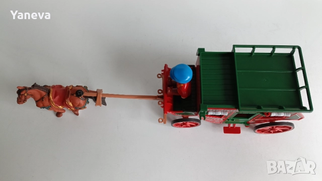 Playmobil Western" ,  дилижанс, теглен от кон, с надпис "RENO-DENVER-ST.LOUIS EXPRESS".  , снимка 4 - Коли, камиони, мотори, писти - 52987308