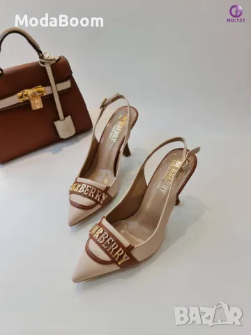 Burberry дамски обувки на ток , снимка 6 - Дамски елегантни обувки - 48836486