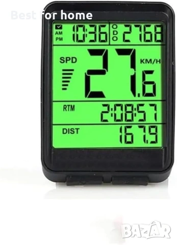 Скоростомер, километраж 1/3 бр., безжичен цифров скоростомер за велосипед, километраж за мотоциклет, снимка 2 - Аксесоари за велосипеди - 53444541