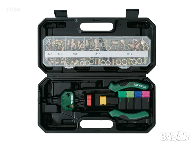 НОВИ! Клещи за занитване на нит гайки, PARKSIDE® Клещи за нитове, снимка 4 - Клещи - 50594676