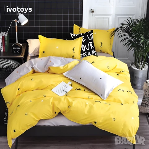 Двулицево спално бельо, 6 части - Модел WS12768