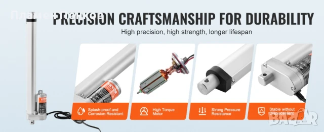  Линеен мотор 12v + контролер, снимка 3 - Друга електроника - 51299504
