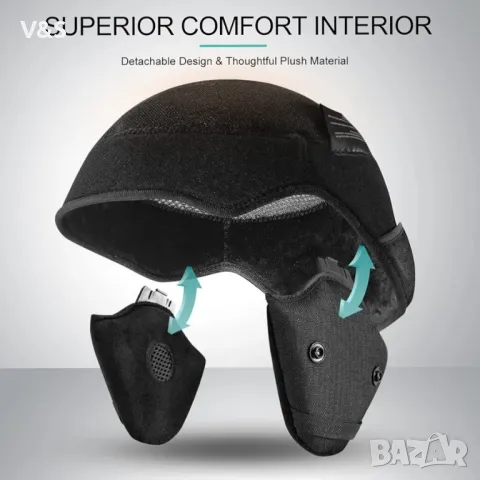 Ски каска Odoland с VLT 18% ски очила за ски и сноуборд, лека и регулируема, вентилирана каска , снимка 6 - Зимни спортове - 49227193