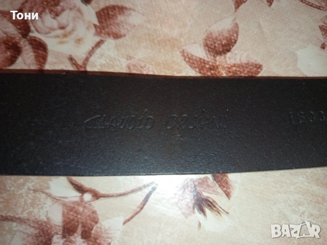 CLAUDIO ORCIANI Нов Италиански Мъжки Колан от Естествена Кожа 115см., снимка 3 - Колани - 53686541