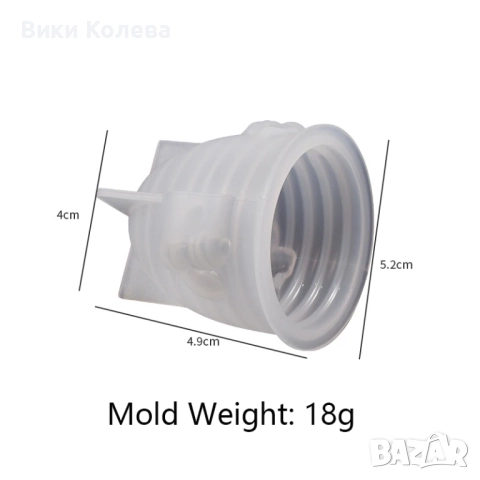 Силиконов мод за свещи – кошер с пчелички 🐝🕯️, снимка 3 - Форми - 51743844