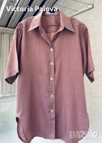 Ленена риза EDITH KUMAR CASUAL VINTAGE 