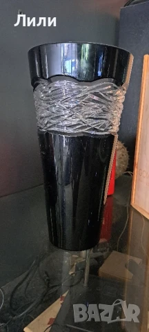 кристална ваза с пепелник, снимка 2 - Вази - 51143851