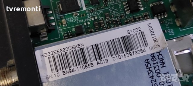 Main board BN41-02517A BN94-11085B for SAMSUNG HG32EE690DB DISPLAY CY-KK032BGAV1H, снимка 3 - Части и Платки - 39226801